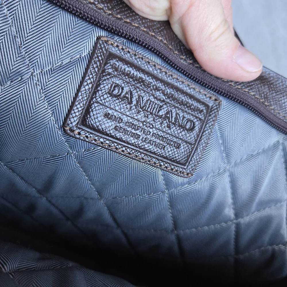 Da Milano Genuine Leather Laptop Sleeve